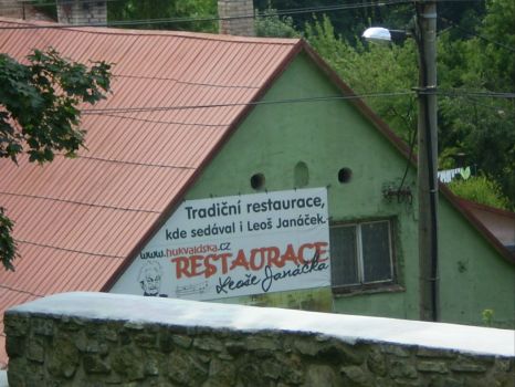 Restaurace, kam chodil Leoš Janáček - Hukvaldy