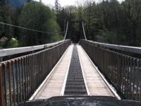 Bridge crossing the Snoqualmie River in Western Wa.