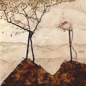 Egon Schiele - Autumn Trees