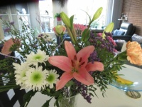 Lovely colourful flower bouquet....3 days later...
