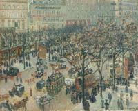 Pissarro, Boulevard des Italiens, Morning, Sunlight