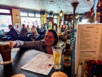 At Temple Bar in Dublin, Ireland