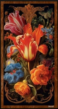 Seasonal Art - Spring / Easter - Flowers 6 - Tulips, Iris, Rose, Camelia (Resize: 15 - 153 Pieces)