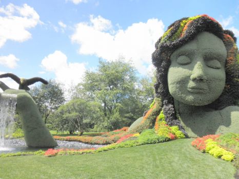 Mosaicultures Montreal 2013 "Mother Earth", Montreal's entry
