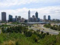 Perth City from Kings Park, Perth, Western Australia