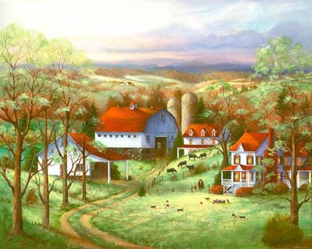 Summer Rural Landscape Jigsaw Puzzle Online