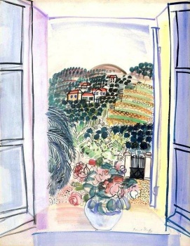 Solve Raoul Dufy Open Window At Saint Jeannet Jigsaw Puzzle Online With Pieces