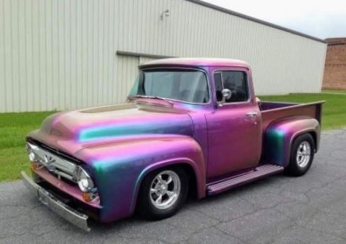 purple ford trucks