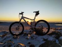 Bicycle in sunset - Synesvarden - Norway
