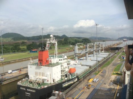 Canal de Panamá en Miraflores