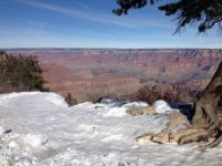Grand Canyon in the snow
