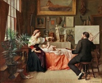 The young model's moment