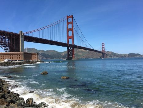 Fort Point and the Golden Gate Bridge