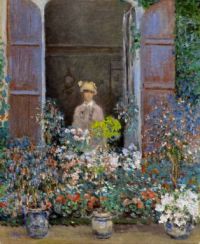 Claude Monet - Camille Monet at the Window, Argentuile, 1873 (May17P09)