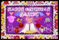 ==HAPP BIRTHDAY DEAR  JANET==