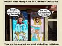 The meanest two in Oatman AZ