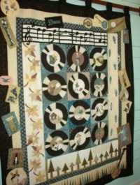 Quilt at home of Bill Monroe