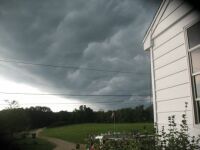August 21,2009 approaching storm Central Massachusetts