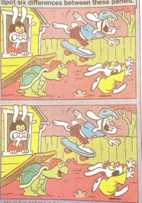 Spot the 6 Differences