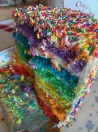 Carlo's Rainbow Cake
