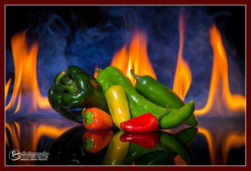 Burning Peppers and Smoke