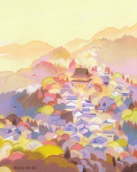 "Mount Yoshino in Spring" by Angela CC Pan