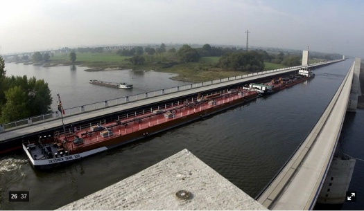 Solve Canal bridge near Magdeburg, Germany, © Jens Schlüter jigsaw