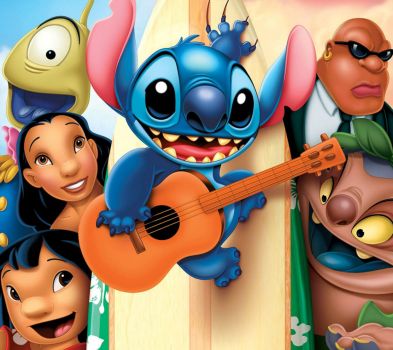 Solve Lilo & Stitch jigsaw puzzle online with 460 pieces