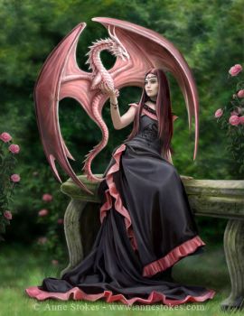 elegant dragon by anne stokes