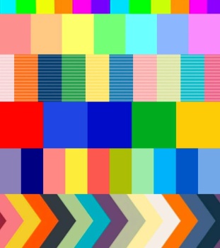 Solve Color blocking jigsaw puzzle online with 120 pieces