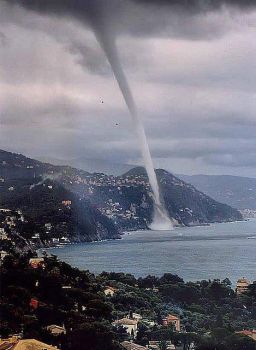 Water spout in Italy