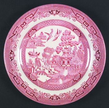 Rose Pink Wilow Plate