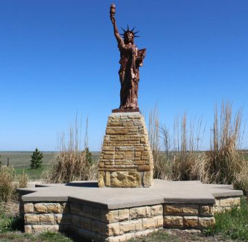 The other Statue of Liberty, in Kansas.