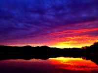 Dark Sunset at Lake Nacimiento