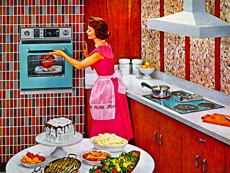 1950’s KITCHEN & HOUSEWIFE