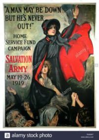 vintage-salvation-army-fund-raising-poster-1919-post-world-war-1-home-service-fund-campaign-may-19-26-a-man-maybe-down-but-hes-never-out-!-PK06W7