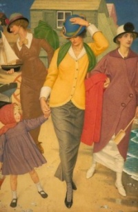Joseph Edward Southall (English painter, 1861 - 1944) "Along the Shore" -1914
