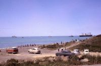 The Treneglos - run aground at Timaru, New Zealand in 1964