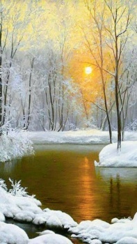Calm Winter Sunrise at the River.....