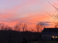 Pennsylvania sunset.