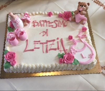 Letizia’s christening cake