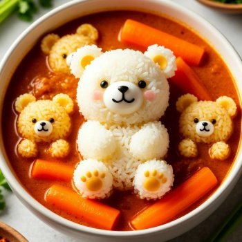Solve Very rice bears jigsaw puzzle online with 9 pieces
