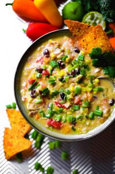 Cheesy Quinoa Fiesta Taco Chicken Soup - FOOD PHOTO SHOOT