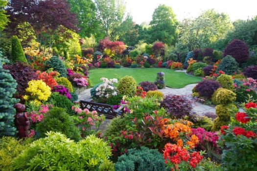 Jigsaw Puzzle Beautiful Gardens 96 pieces Jigidi