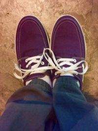 Purple Feet!