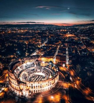 Drone view of COLOSSEUM