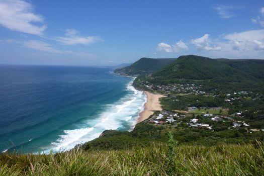 Stanwell Tops towards Wollongong NSW