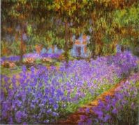 Monet Iris Garden