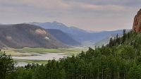 Picturesque valley in southwest Colorado