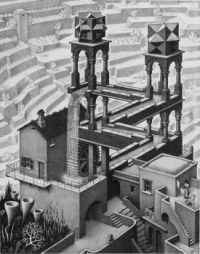 M. C. Escher, Impossible Waterfall